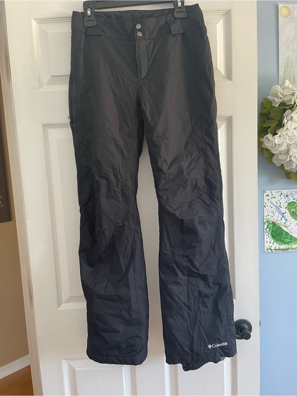 Columbia Black Snow Pants-Small